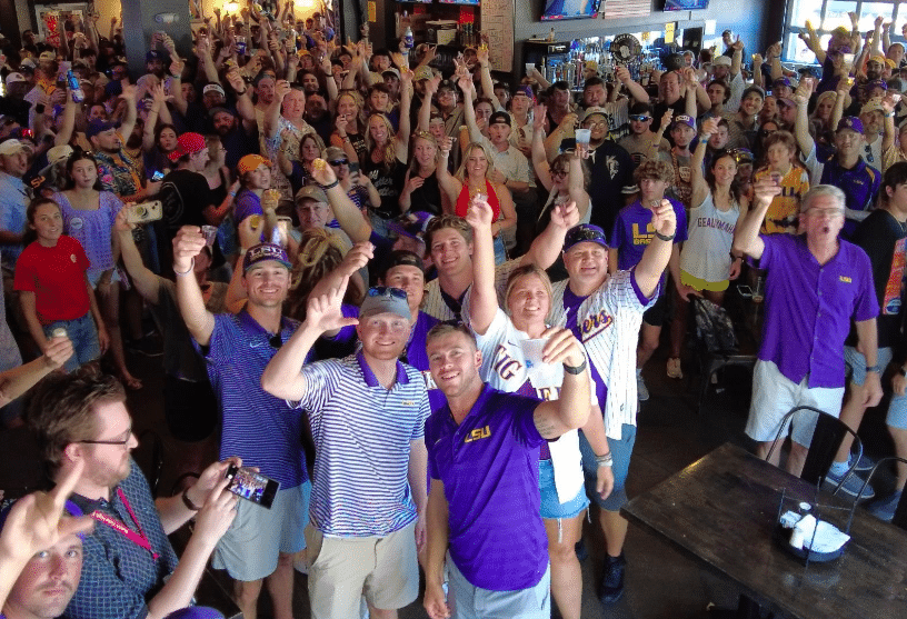 LSU brings the party to Rocco’s in Omaha, 1 Jello shot at a time BVM