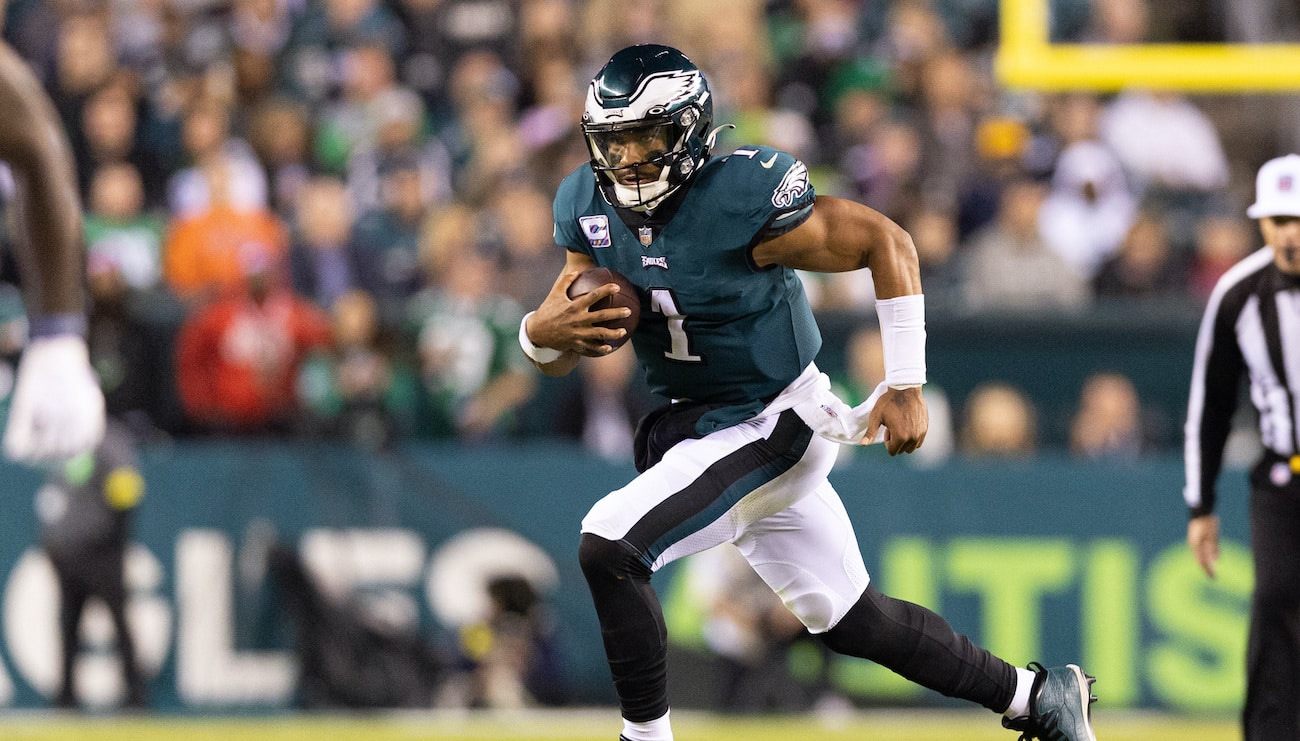 Jalen Hurts surpasses Cam Newton in key rushing superlative with strong MNF performance