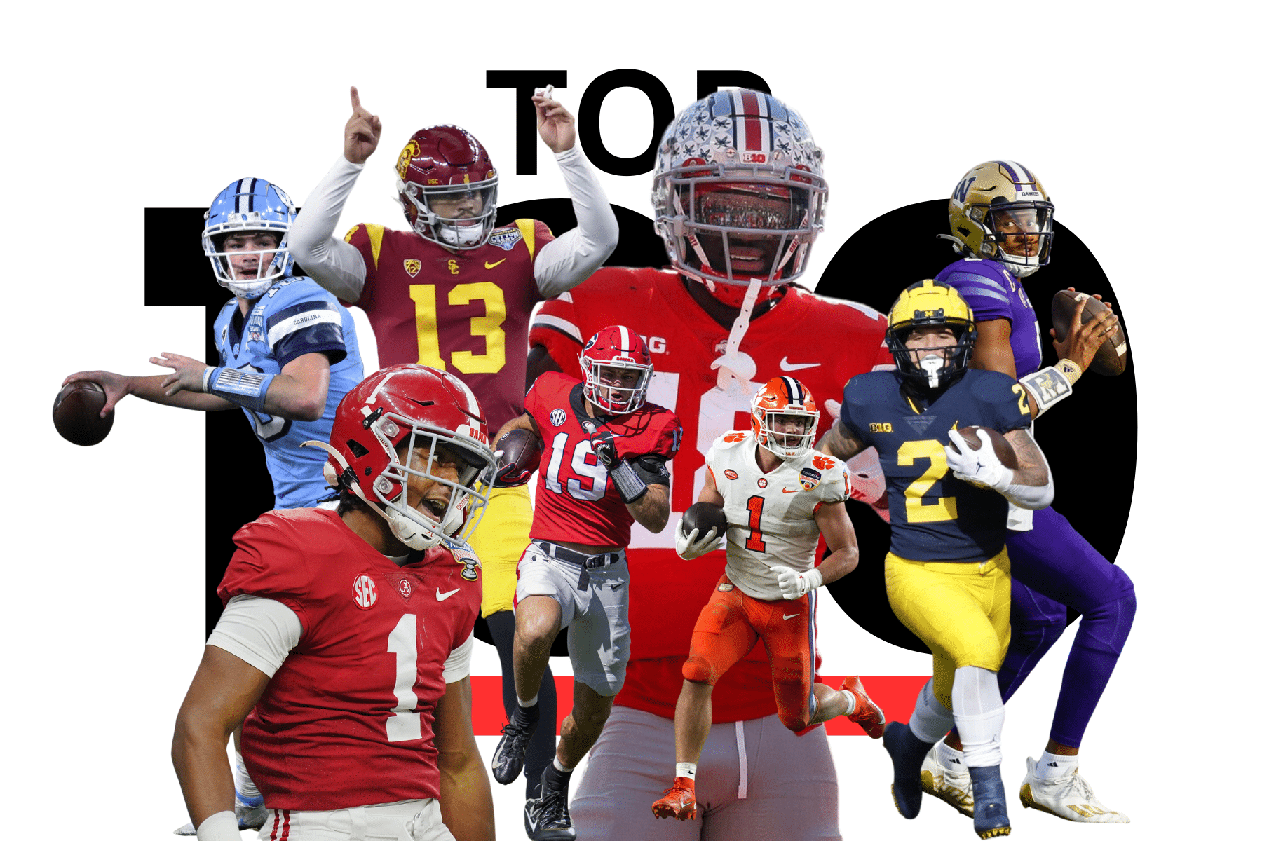 SDS' Top 100 Ranking the best college football players of 2023
