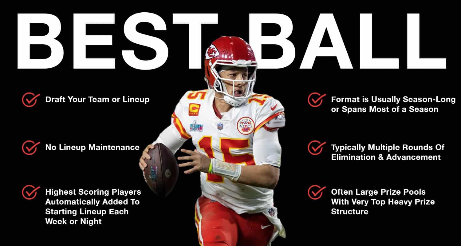 characteristics of best ball fantasy football contests