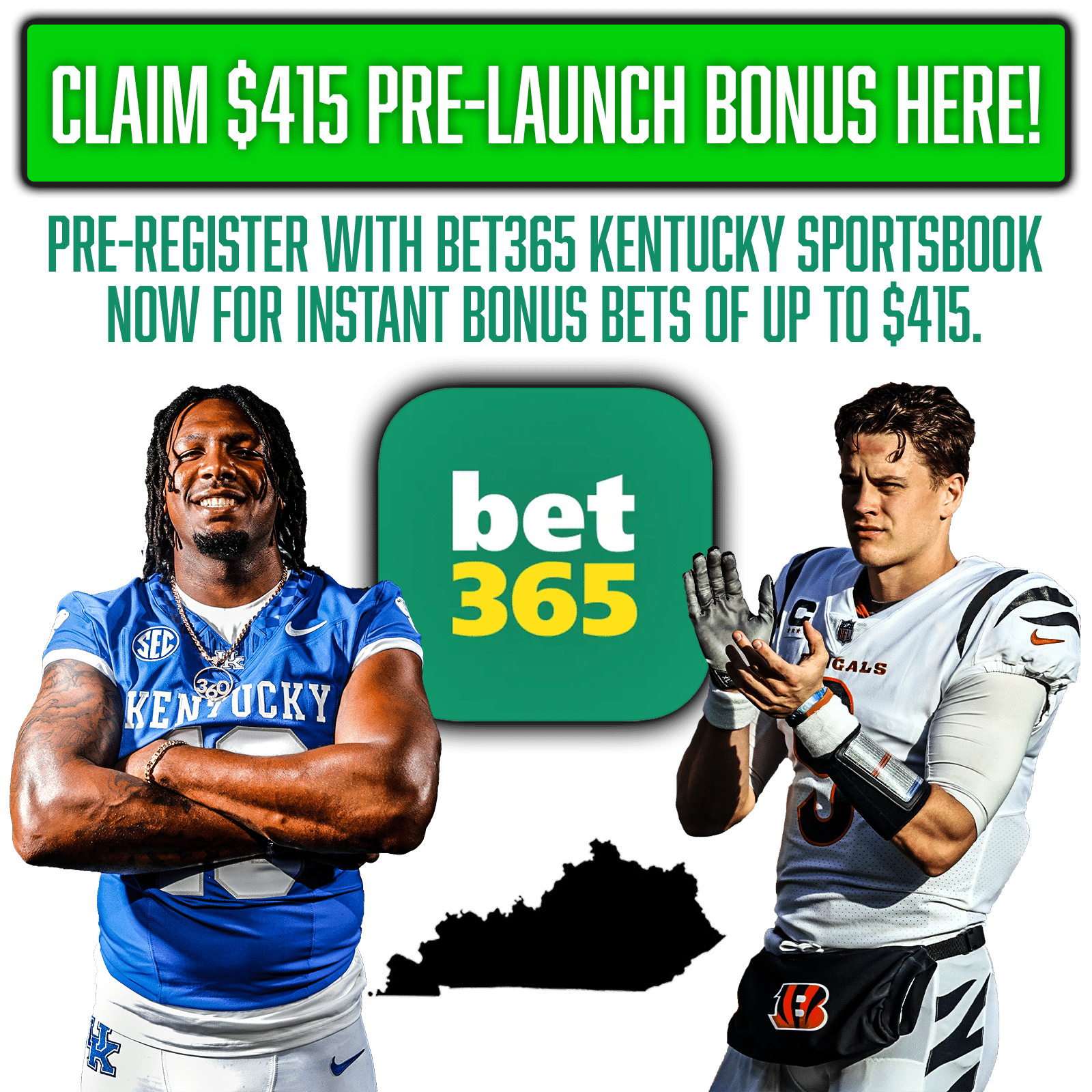 bet365 Kentucky Pre-Registration Bonus: Up To $415 in Bonus Bets