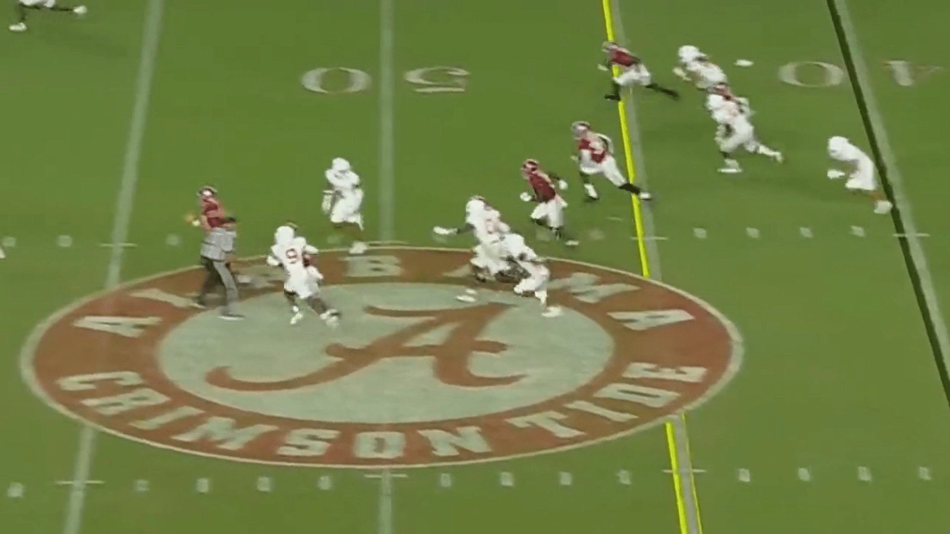 Official bloodied in TexasAlabama game, leaves field