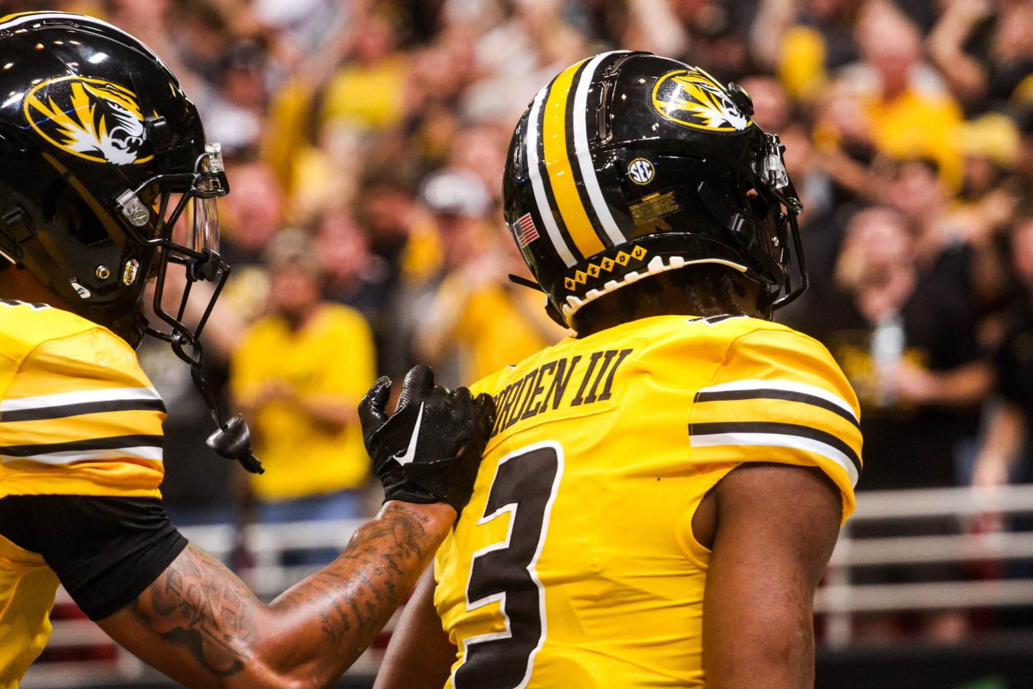 Eli Drinkwitz speaks to Luther Burden's growth and maturity for Mizzou