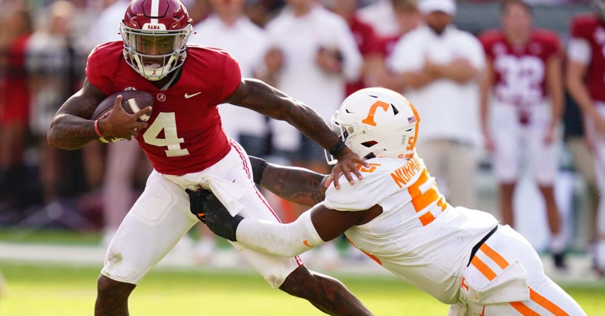 ESPN's FPI predicts of Alabama vs. Tennessee
