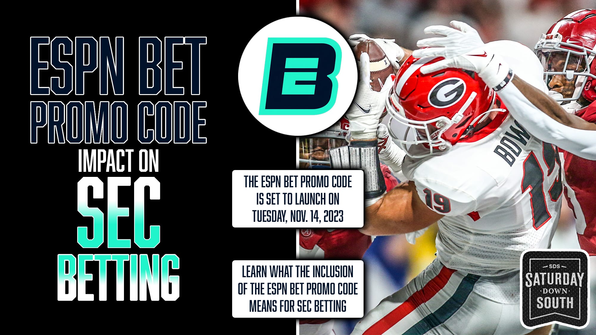 ESPN Bet Promo Code, Impact on SEC CFB Betting, 2023, ESPN Bet App Logo