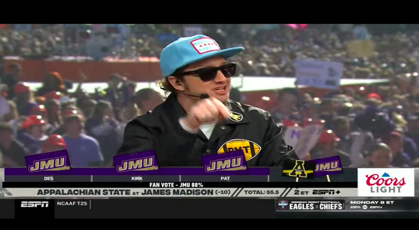 PFT Commenter draws rave reviews for College GameDay appearance
