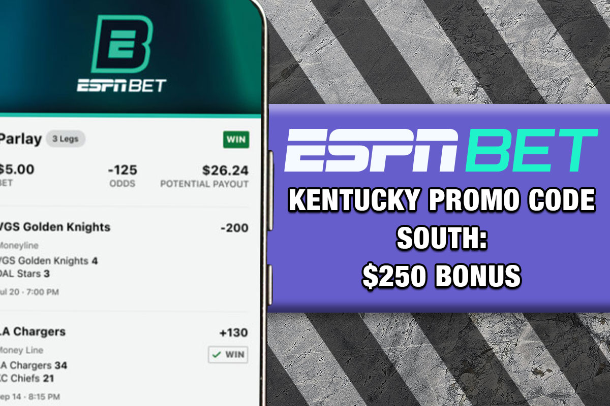 ESPN BET Kentucky Promo Code SOUTH 250 Bonus for NBA, UFC 296, NFL