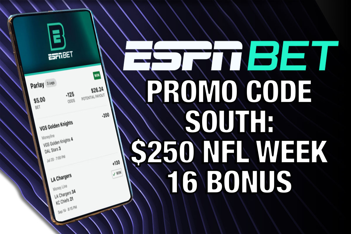 ESPN BET Promo Code SOUTH Activates 250 NFL Week 16 Bonus
