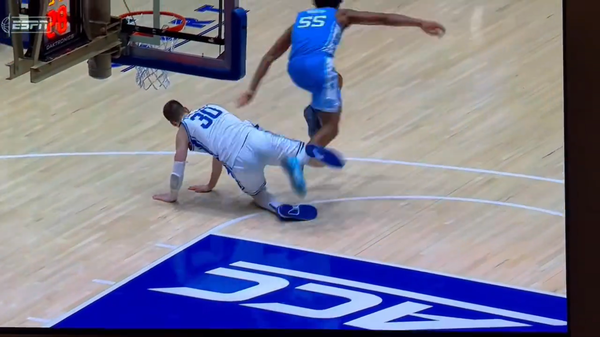 Kyle Filipowski trolled as a hypocrite following tripping incident in UNC-Duke game Kyle Filipowski trolled as a hypocrite following tripping incident in UNC-Duke game