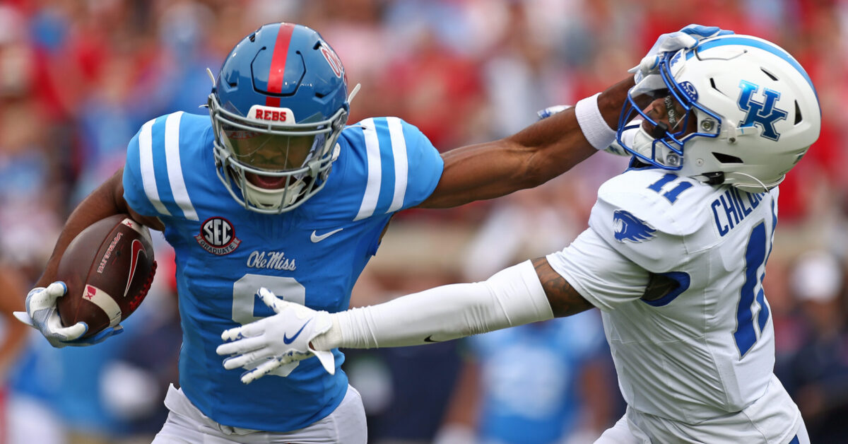 Tre Harris amongst 26 Ole Miss players on availability report for